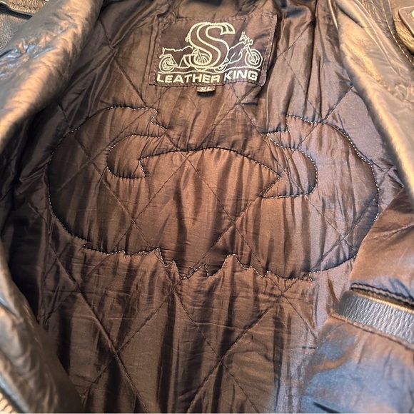 Women’s genuine leather motorcycle jacket riding biker moto Harley Davidson XL - Picture 3 of 14